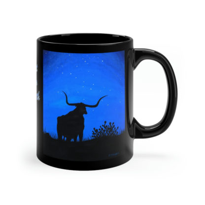Point 'em North - 11oz Black Mug - Image 3