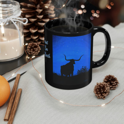 Point 'em North - 11oz Black Mug - Image 4