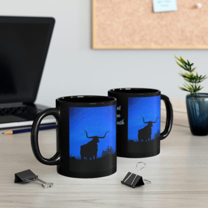 Point 'em North - 11oz Black Mug - Image 5