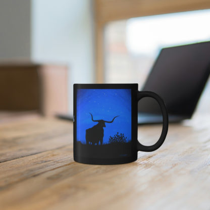 Point 'em North - 11oz Black Mug - Image 6