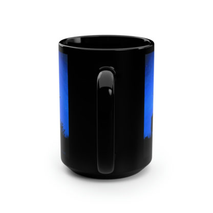 Point 'Em North - Black Mug, 15oz - Image 4