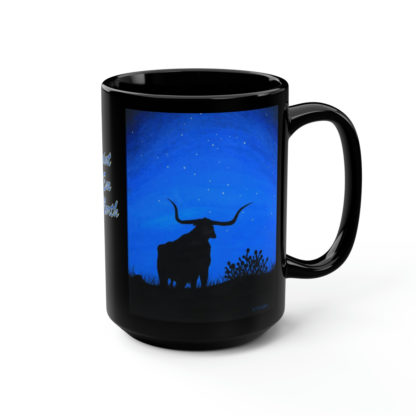 Point 'Em North - Black Mug, 15oz - Image 6