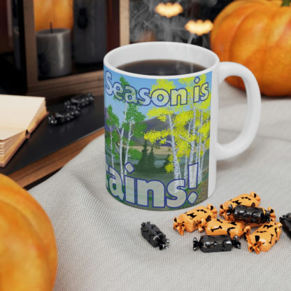 My Favorite Season is Mountains - Ceramic Coffee Cups, 11oz, 15oz - Image 7